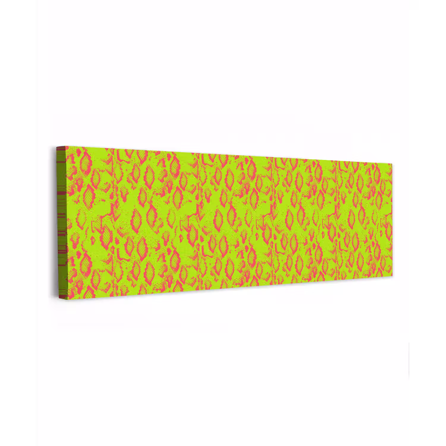 Slang - Neon - Groen - Roze canvas 2cm klein 828 -z3d