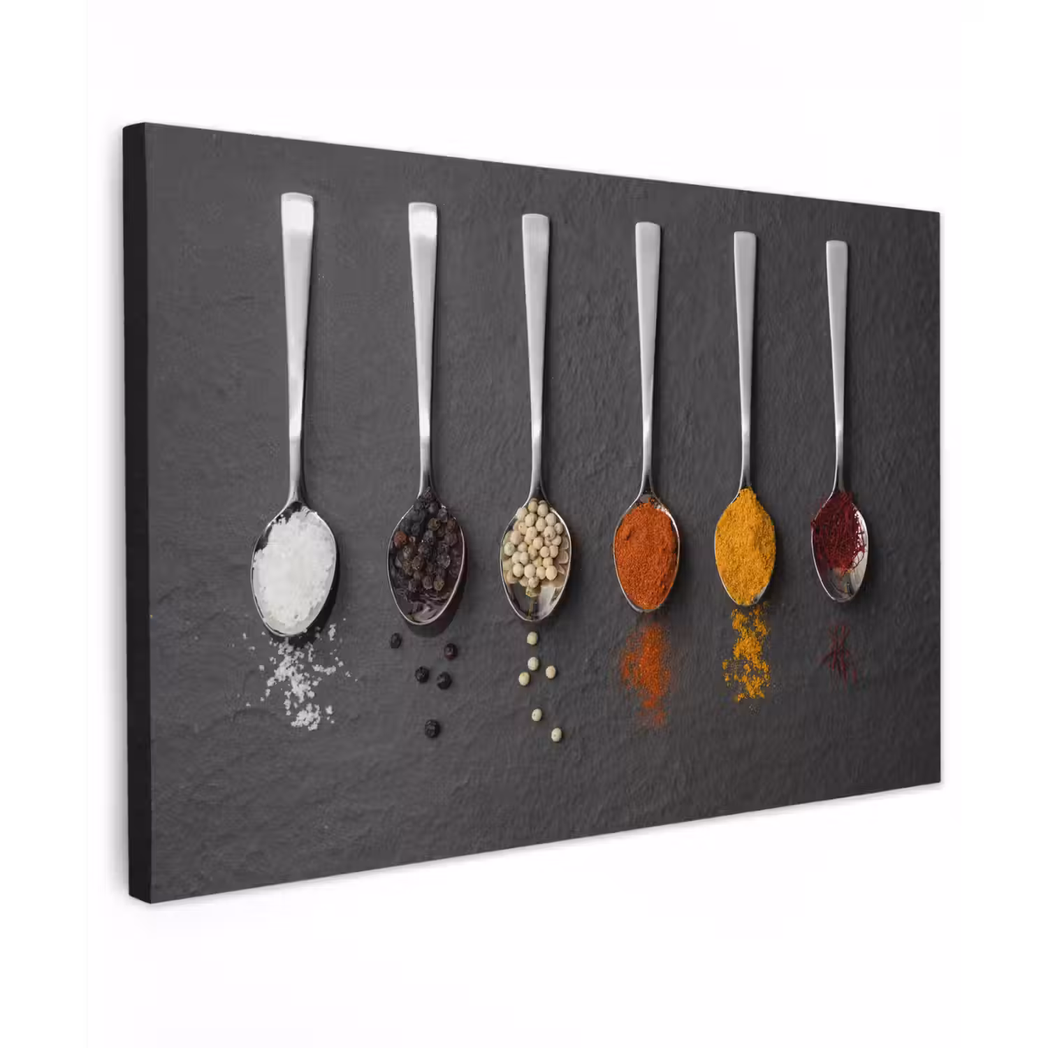 Specerijen - Lepels - Tafel - Rustiek - Kruiden canvas 2cm klein -z3d