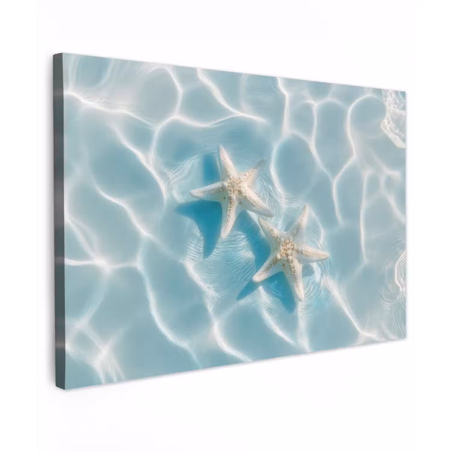 Zeesterren - Golvend water - Rustgevend canvas 2cm klein -z3d