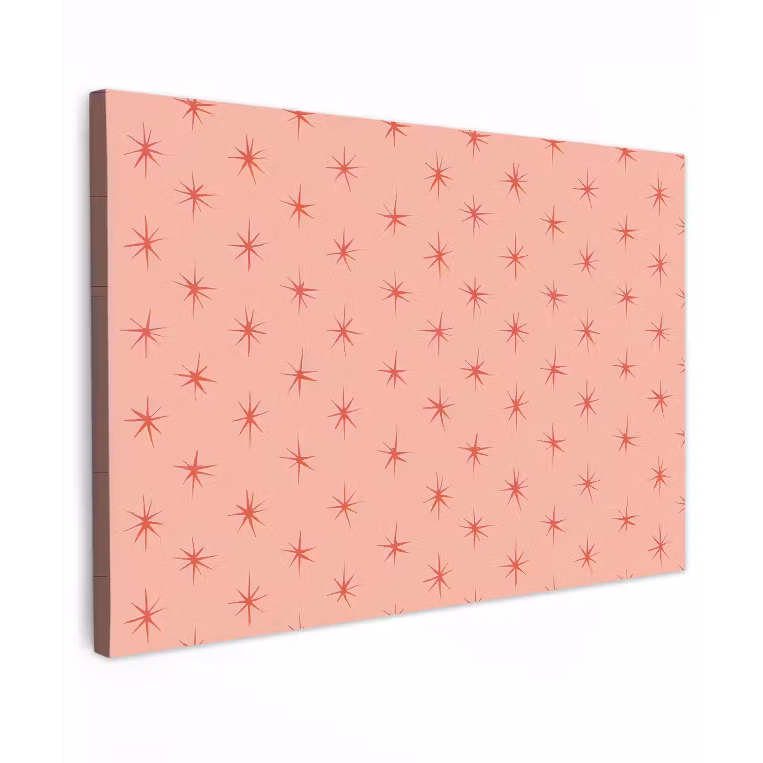 Sterretjes - Patroon - Oranje canvas 2cm klein 34 -z3d