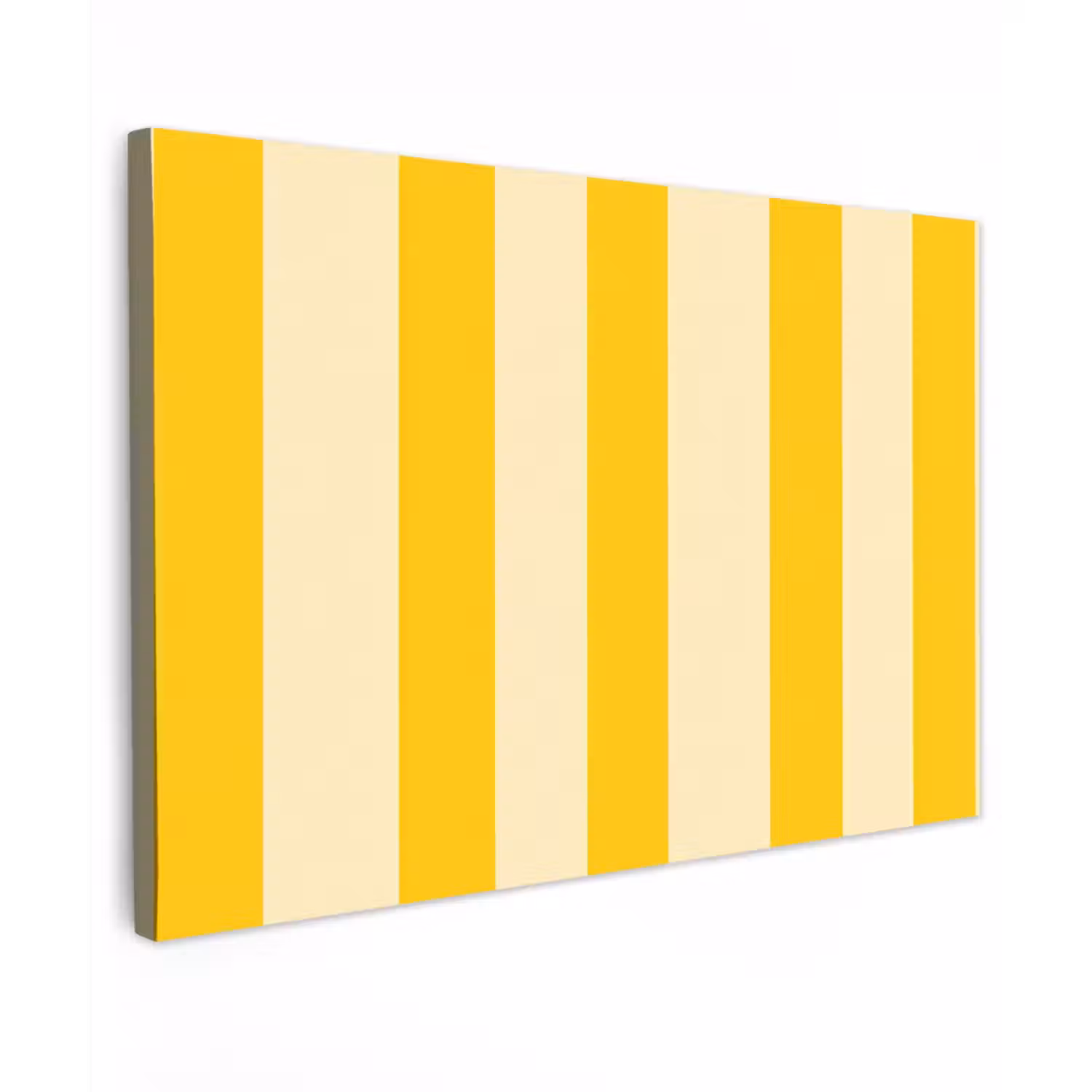 Strepen - Klassiek - Geel canvas 2cm klein 34 -z3d