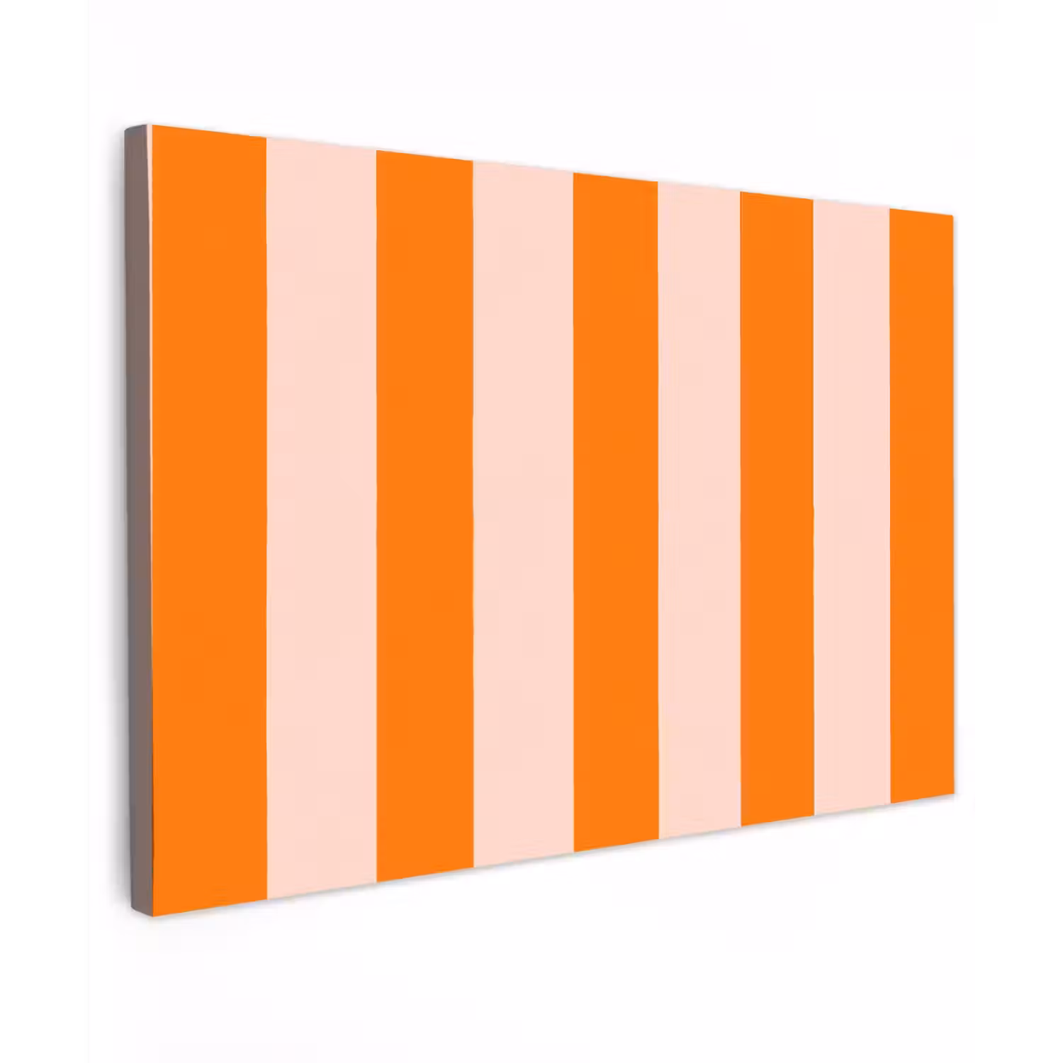 Strepen - Modern - Oranje canvas 2cm klein 34 -z3d