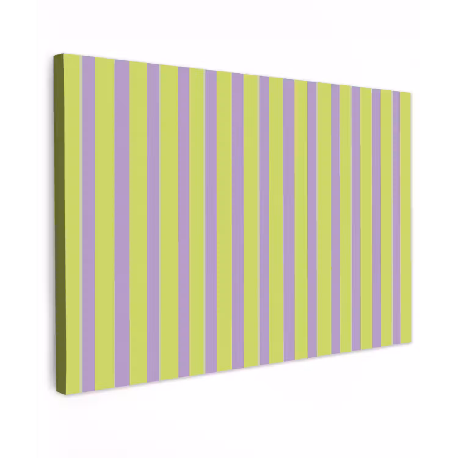 Strepen - Patroon - Groen canvas 2cm klein 34 -z3d