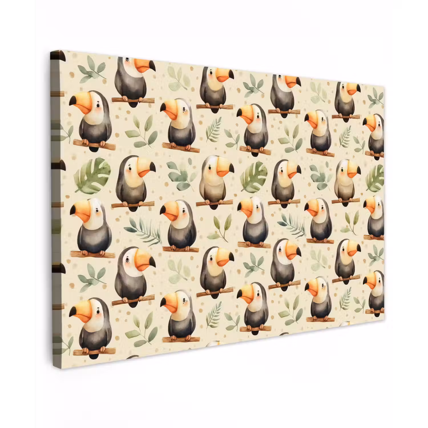 Toekans - Exotisch - Kleurrijk canvas 2cm klein 34 -z3d