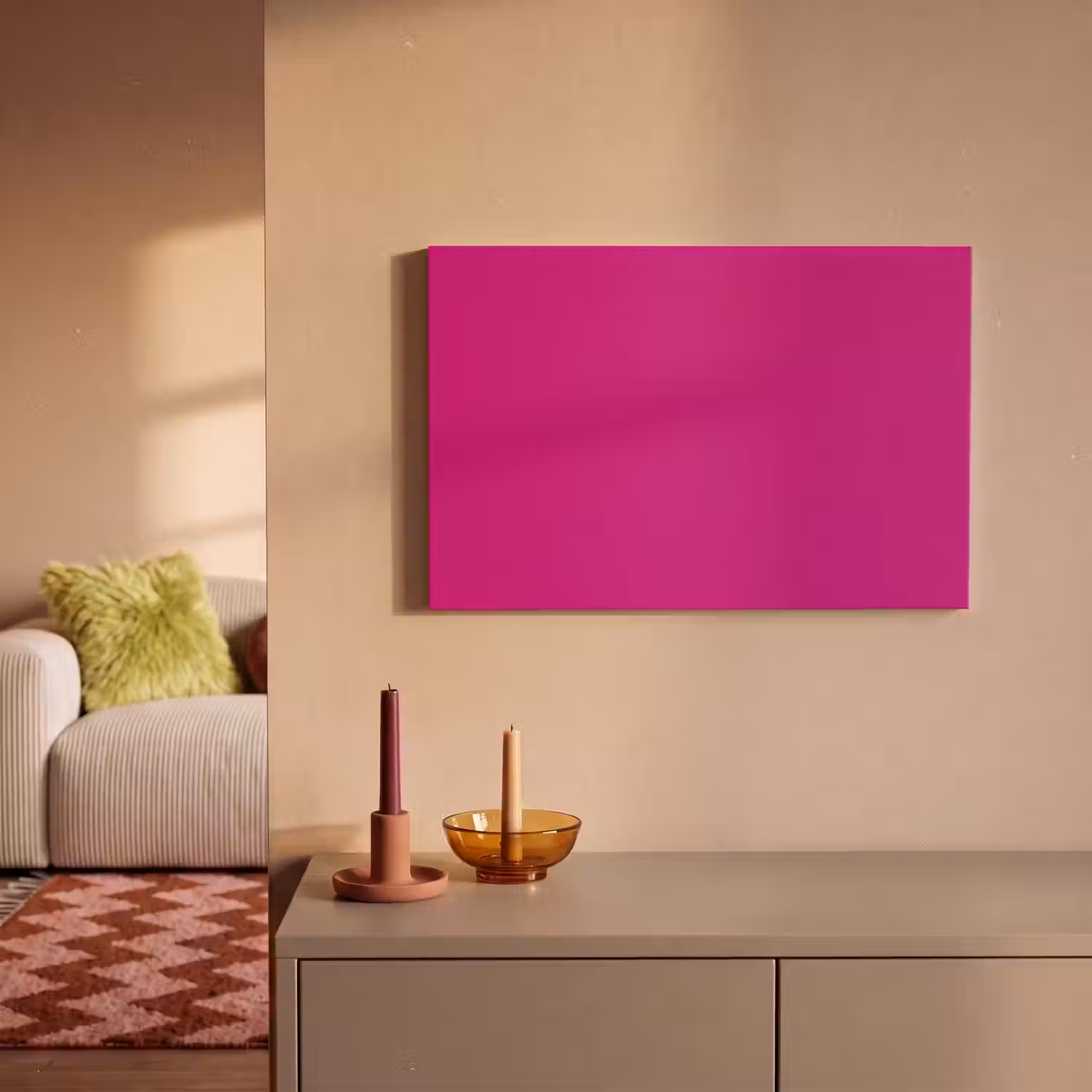 Velvet - Magenta - Roze canvas 2cm klein 34 -sfeer1