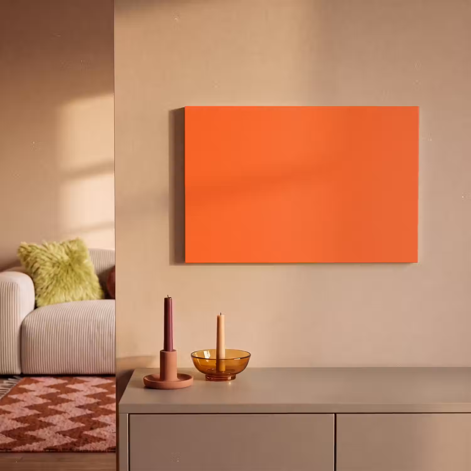Vivid - Amber - Oranje canvas 2cm klein 34 -sfeer1