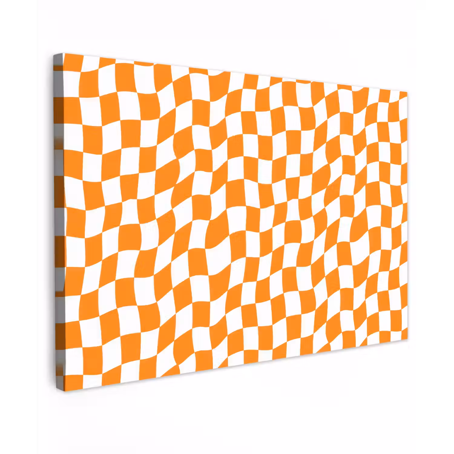 Golvend - Patroon - Oranje canvas 2cm klein 34 -z3d
