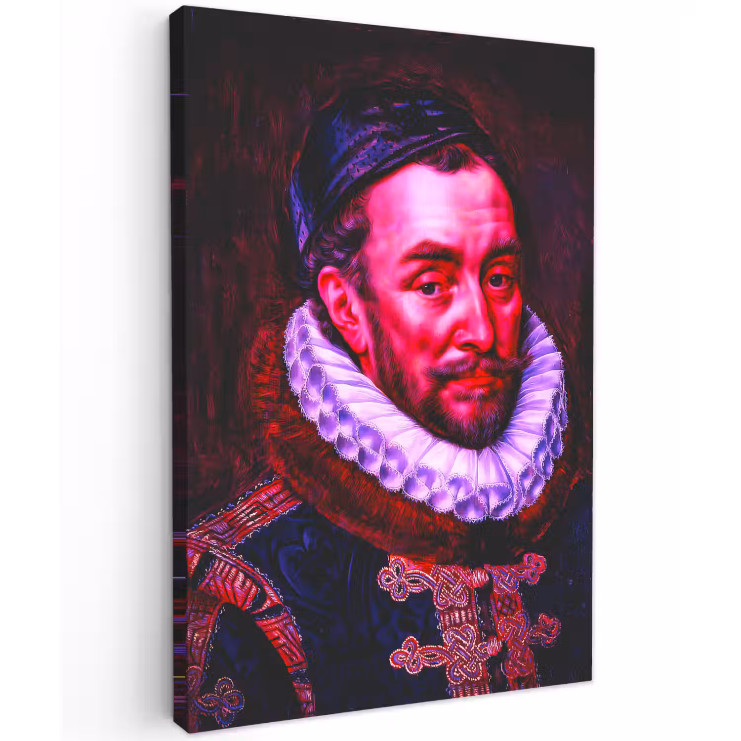 Willem van Oranje - Adriaen Thomasz - Oude meesters canvas 2cm klein -z3d
