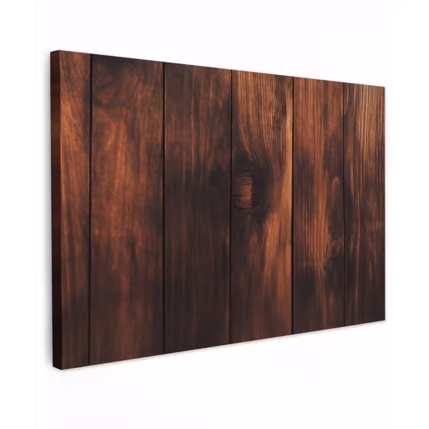 Hout - Planken - Vintage - Donkerbruin canvas 2cm klein -z3d