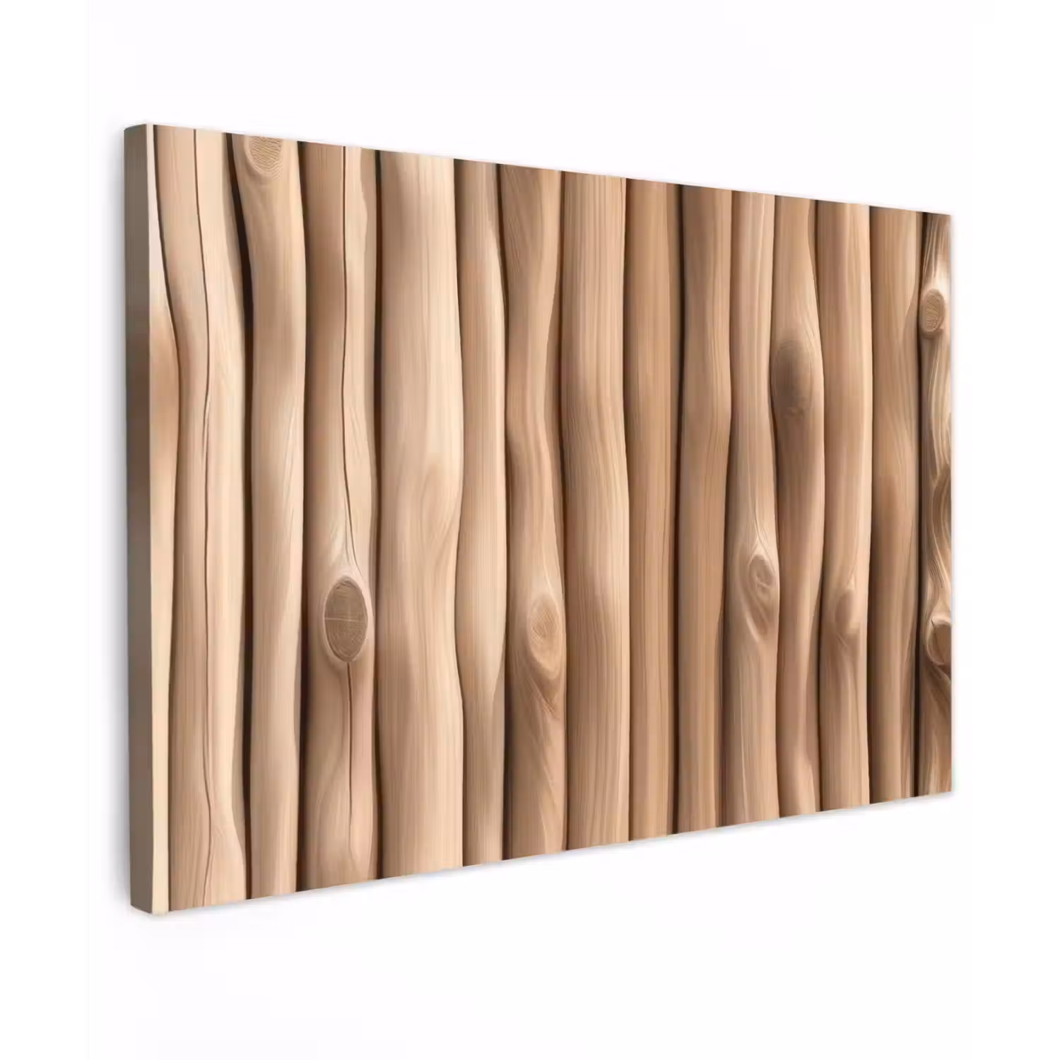 Hout - Stam - Lichtbruin canvas 2cm klein -z3d