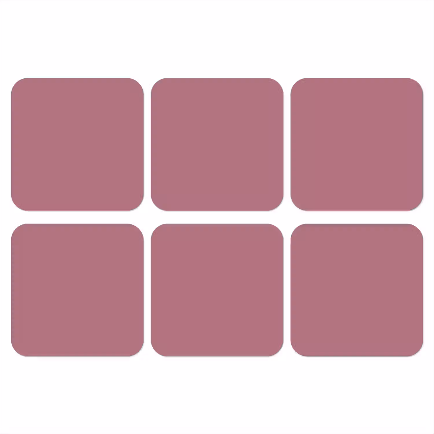 Antique - Mauve - Roze onderzetter kurk middel 366 -3d