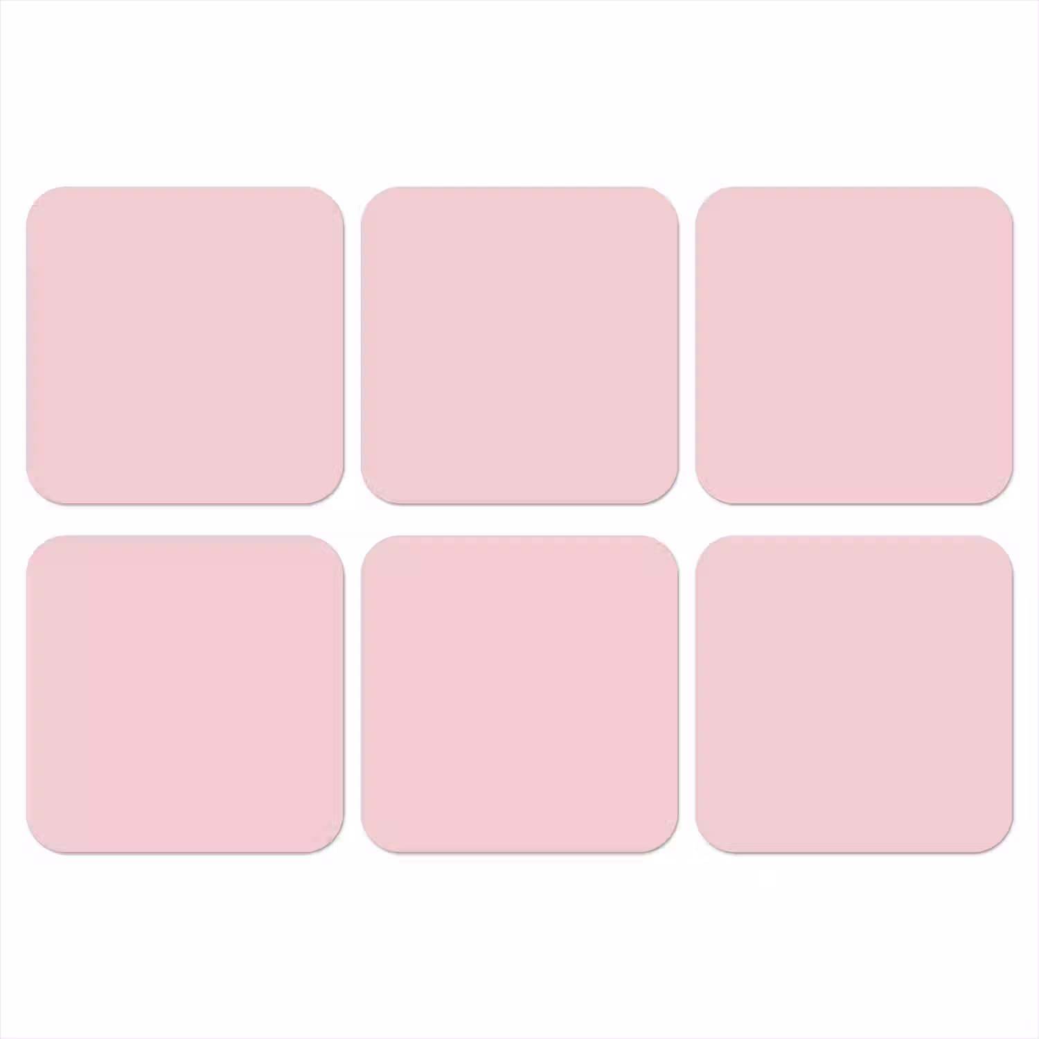 Blush - Pink - Roze onderzetter kurk middel 366 -3d