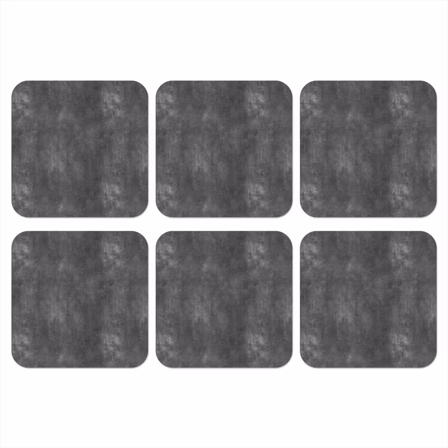 Donkergrijs - Ruw - Beton onderzetter kurk middel 366 -3d
