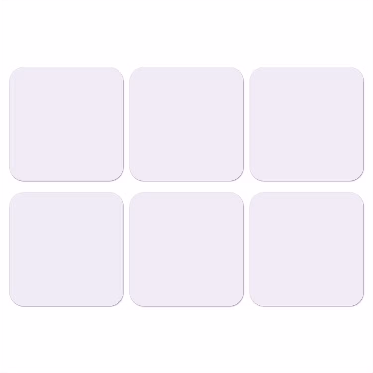 Lilac - Luxe - Paars onderzetter kurk middel 366 -3d
