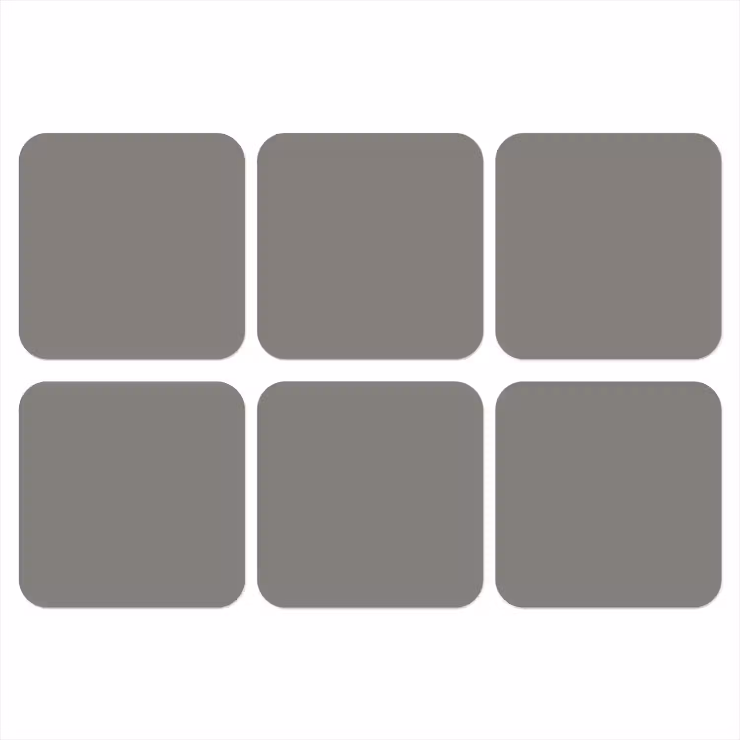 Mineral - Grey - Grijs onderzetter kurk middel 366 -3d