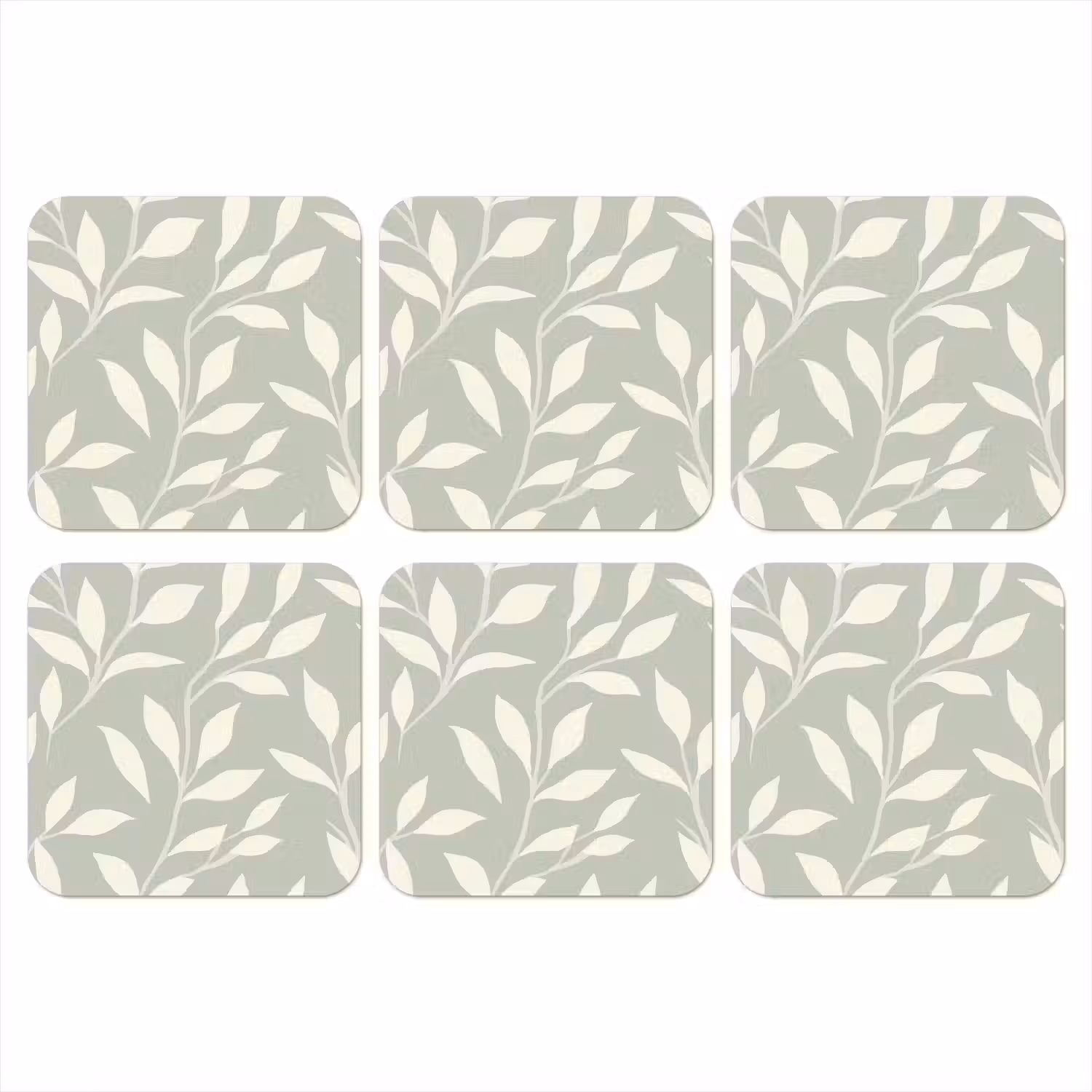 Minimalistisch - Patroon - Groen onderzetter kurk middel 366 -3d
