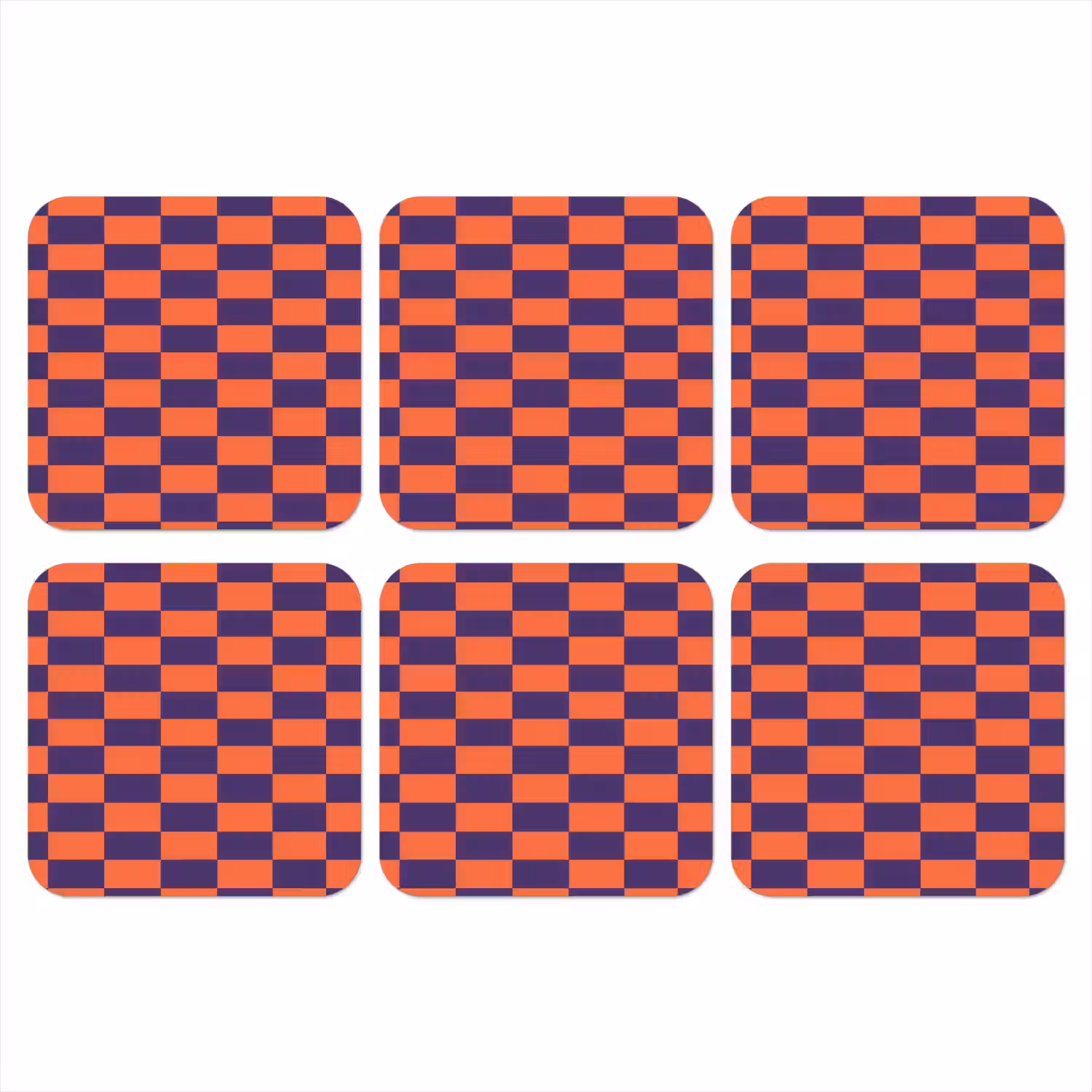 Patroon - Klassiek - Paars onderzetter kurk middel 366 -3d