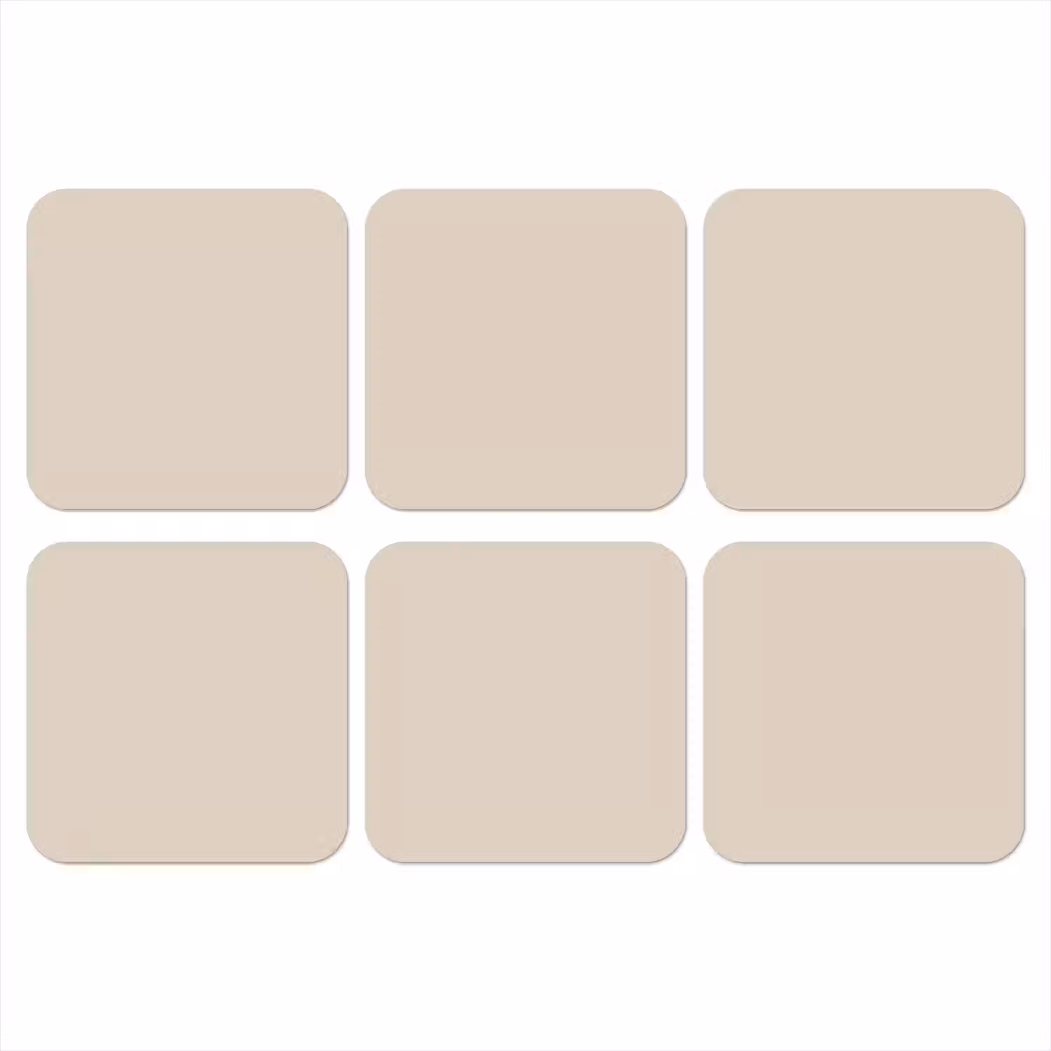 Raw - Linen - Nude onderzetter kurk middel 366 -3d