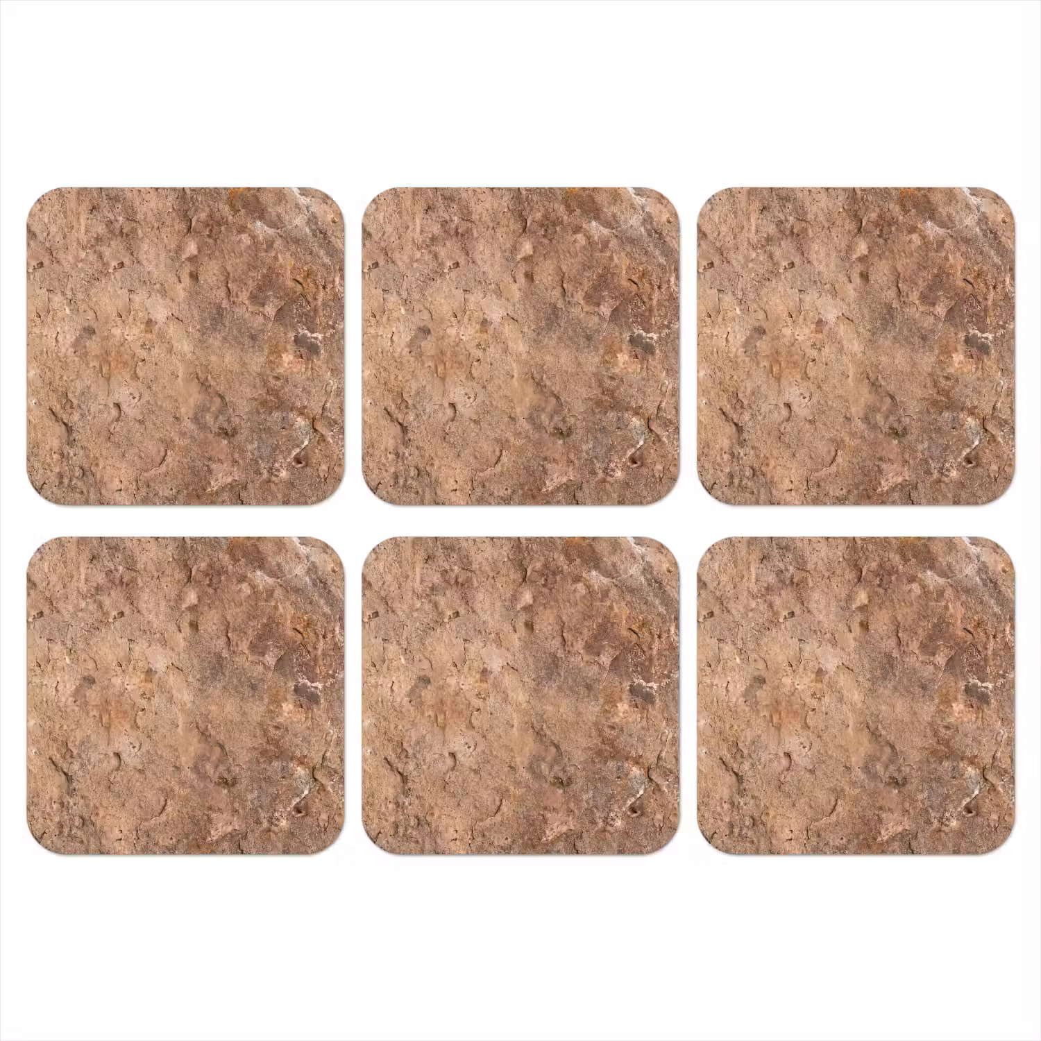 Steen - Natuur - Textuur - Abstract - Bruin onderzetter kurk middel -3d