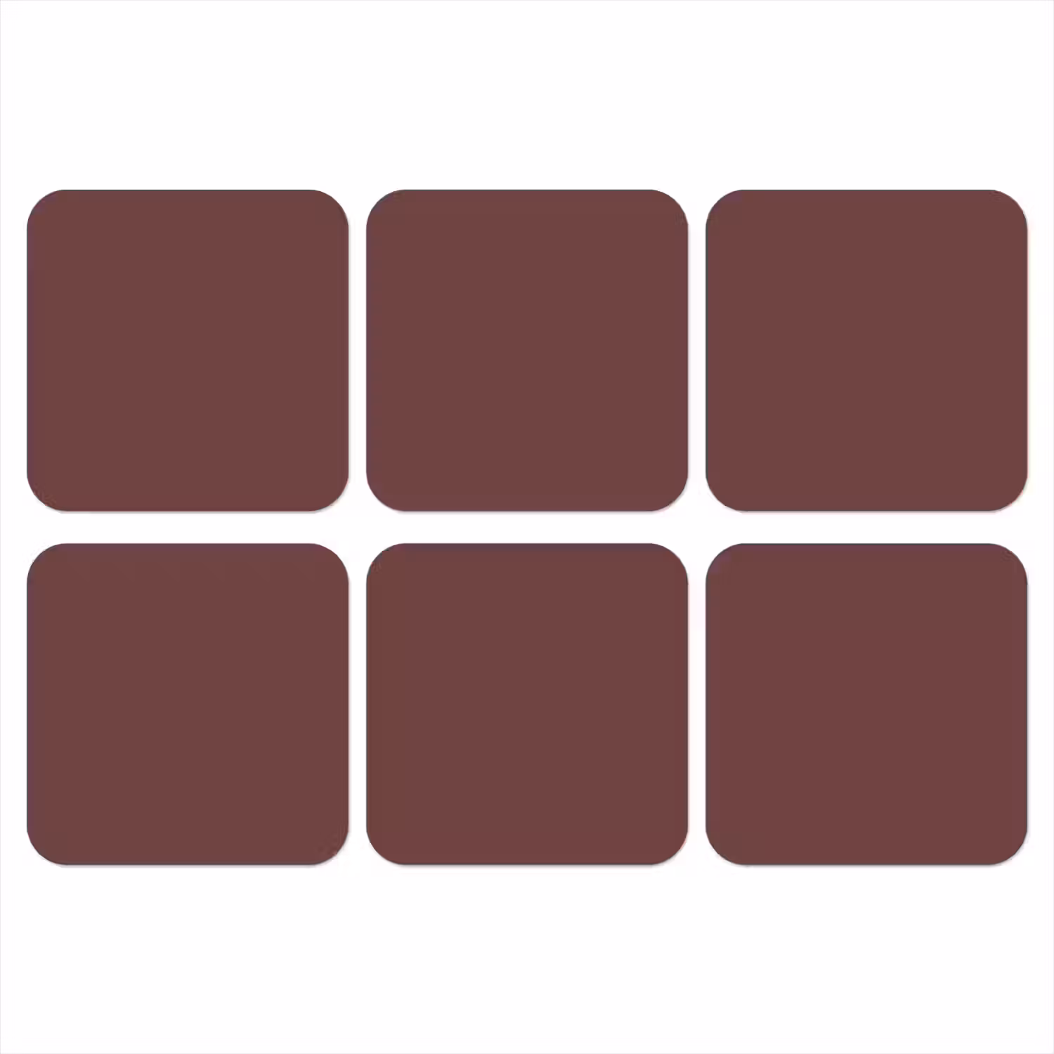 Velvet - Merlot - Rood onderzetter kurk middel 366 -3d