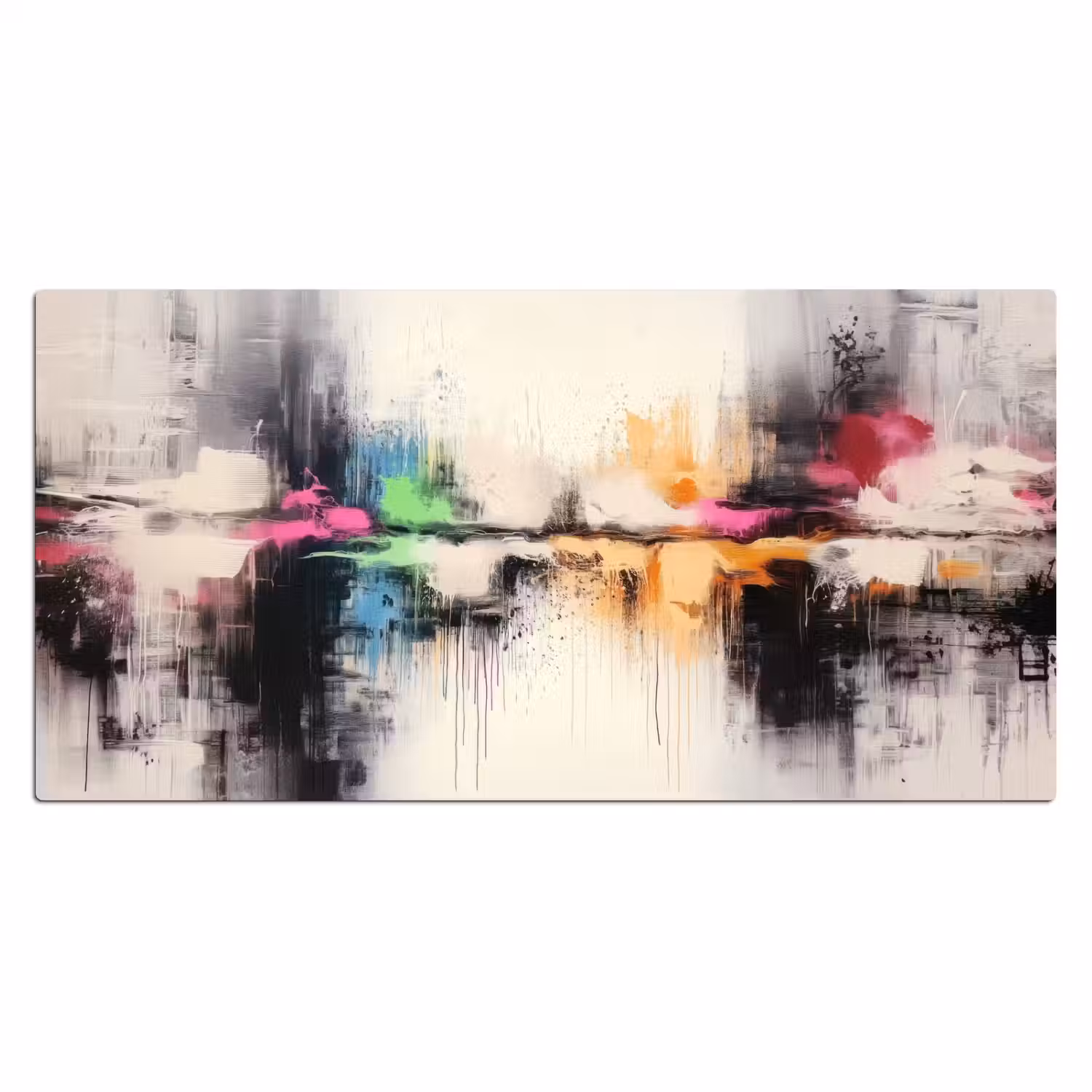 Abstract - Kleurexplosie - Landschap Muismat XXL klein -3d_leeg