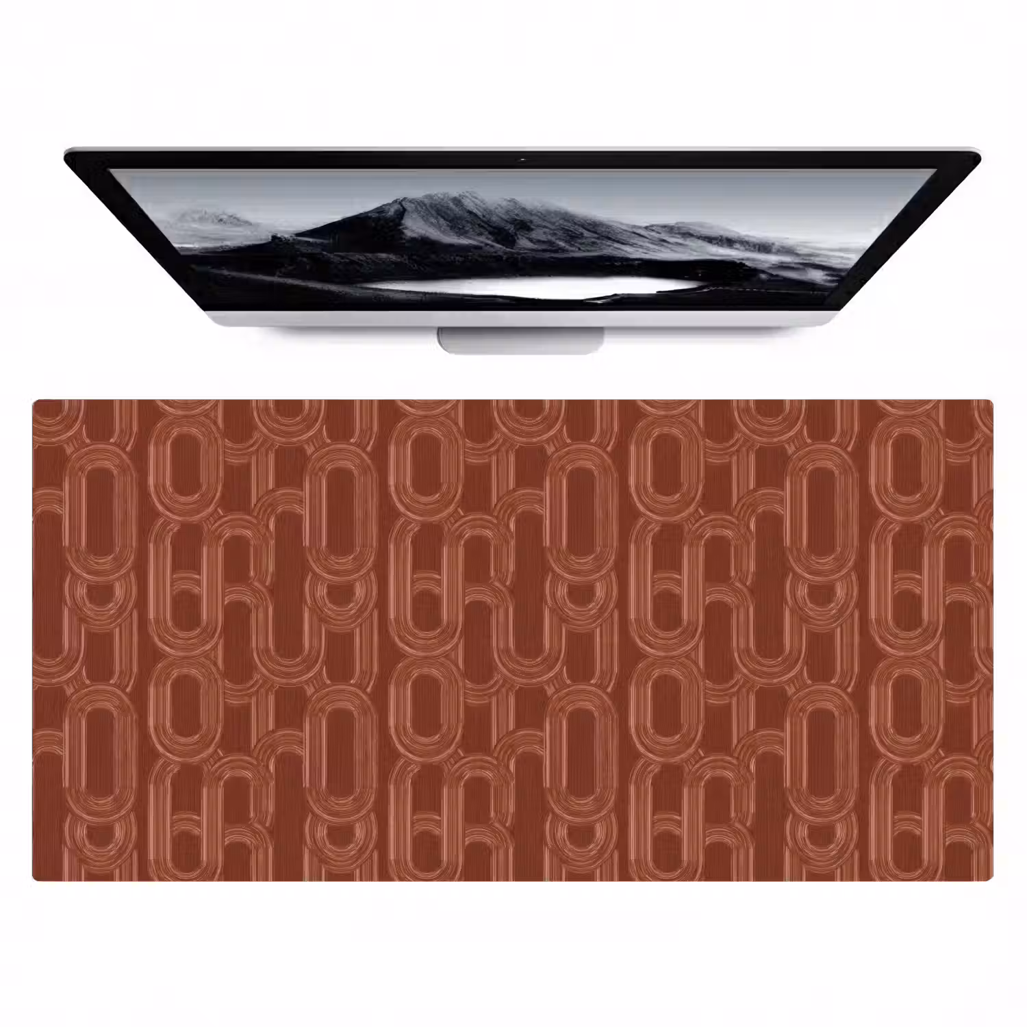 Abstract - Textuur - Bruin Muismat XXL klein 681 -zzz3d