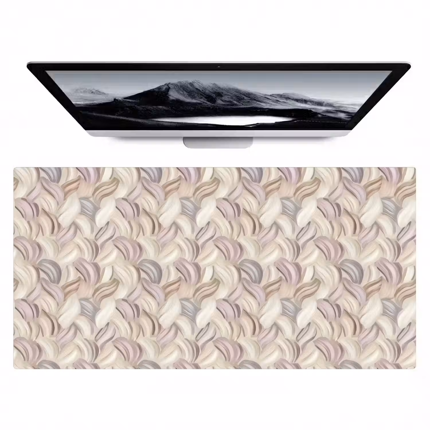 Abstract - Golvend - Pastel Muismat XXL klein 681 -zzz3d