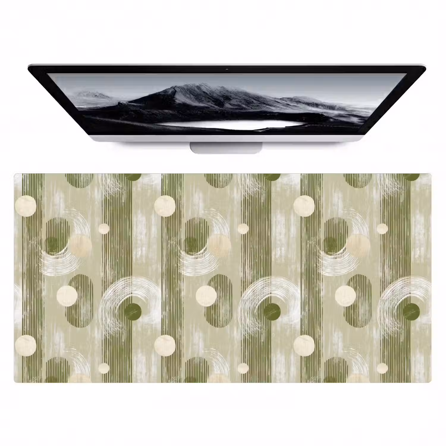 Artistiek - Modern - Groen Muismat XXL klein 681 -zzz3d