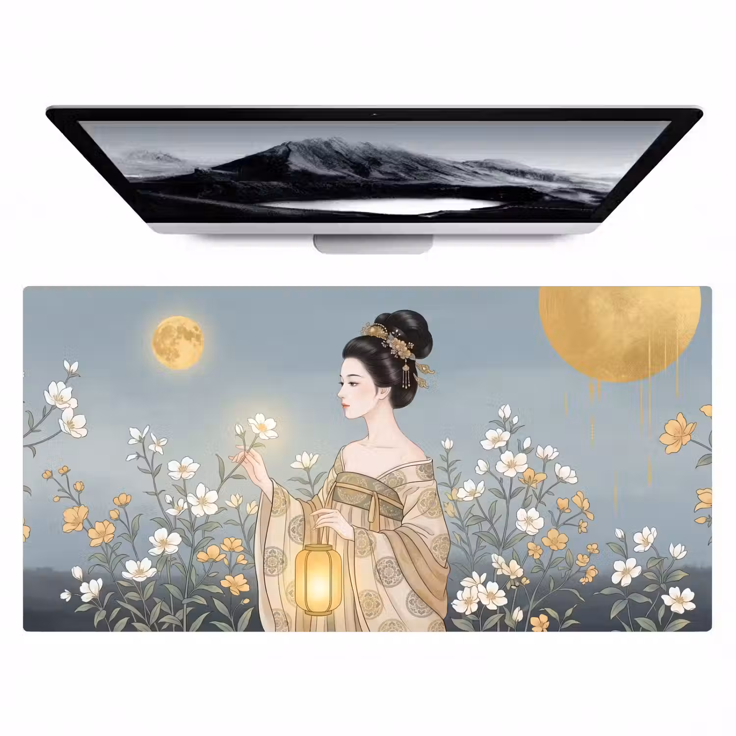 Aziatisch - Vrouw - Kimono Muismat XXL klein -zzz3d