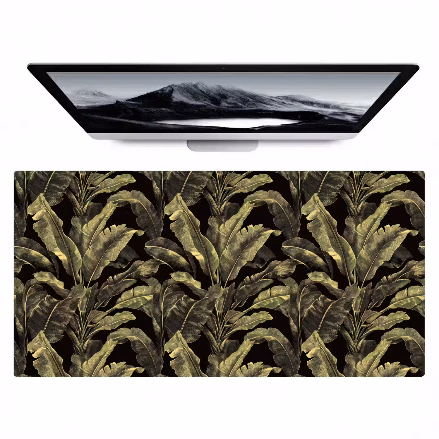 Botanisch - Bladeren - Groen Muismat XXL klein 681 -zzz3d