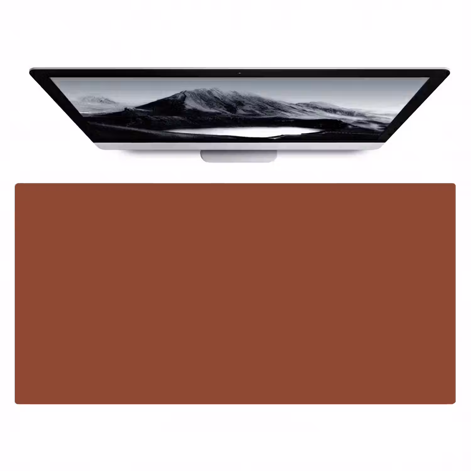 Burnt - Mahogany - Terracotta Muismat XXL klein 681 -zzz3d