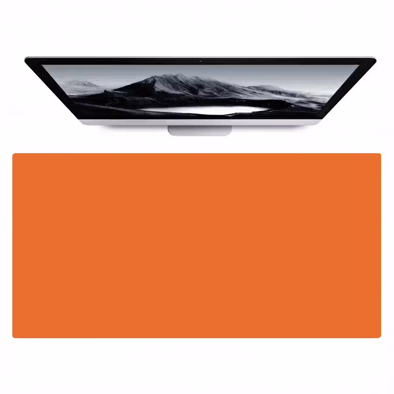 Burnt - Sienna - Oranje Muismat XXL klein 681 -zzz3d