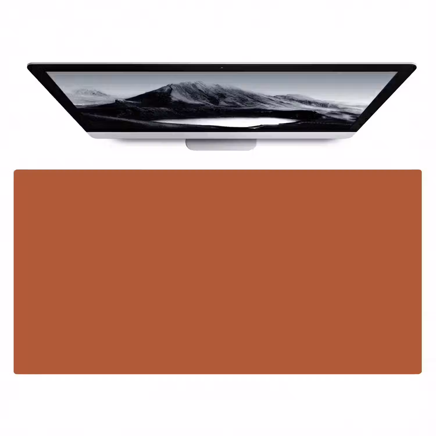 Burnt - Sienna - Oranje Muismat XXL klein 681 -zzz3d