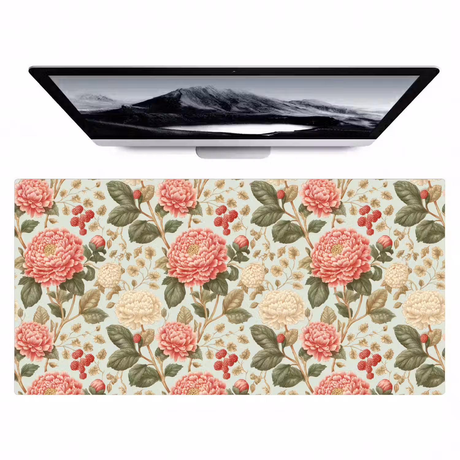 Klassiek - Botanisch - Veelkleurig Muismat XXL klein 681 -zzz3d