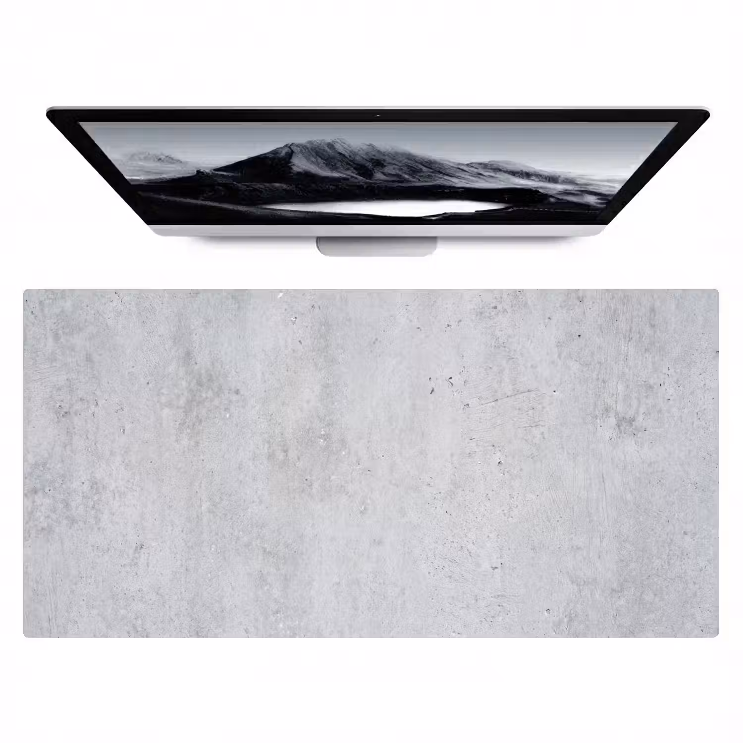 Beton - Textuur - Achtergrond - Grijs - Industrieel Muismat XXL klein -zzz3d