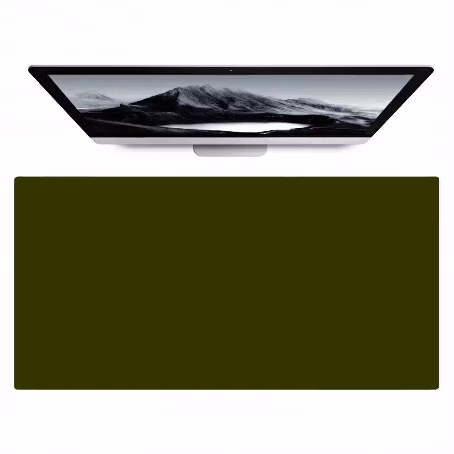 Dark - Olive - Groen Muismat XXL klein 681 -zzz3d