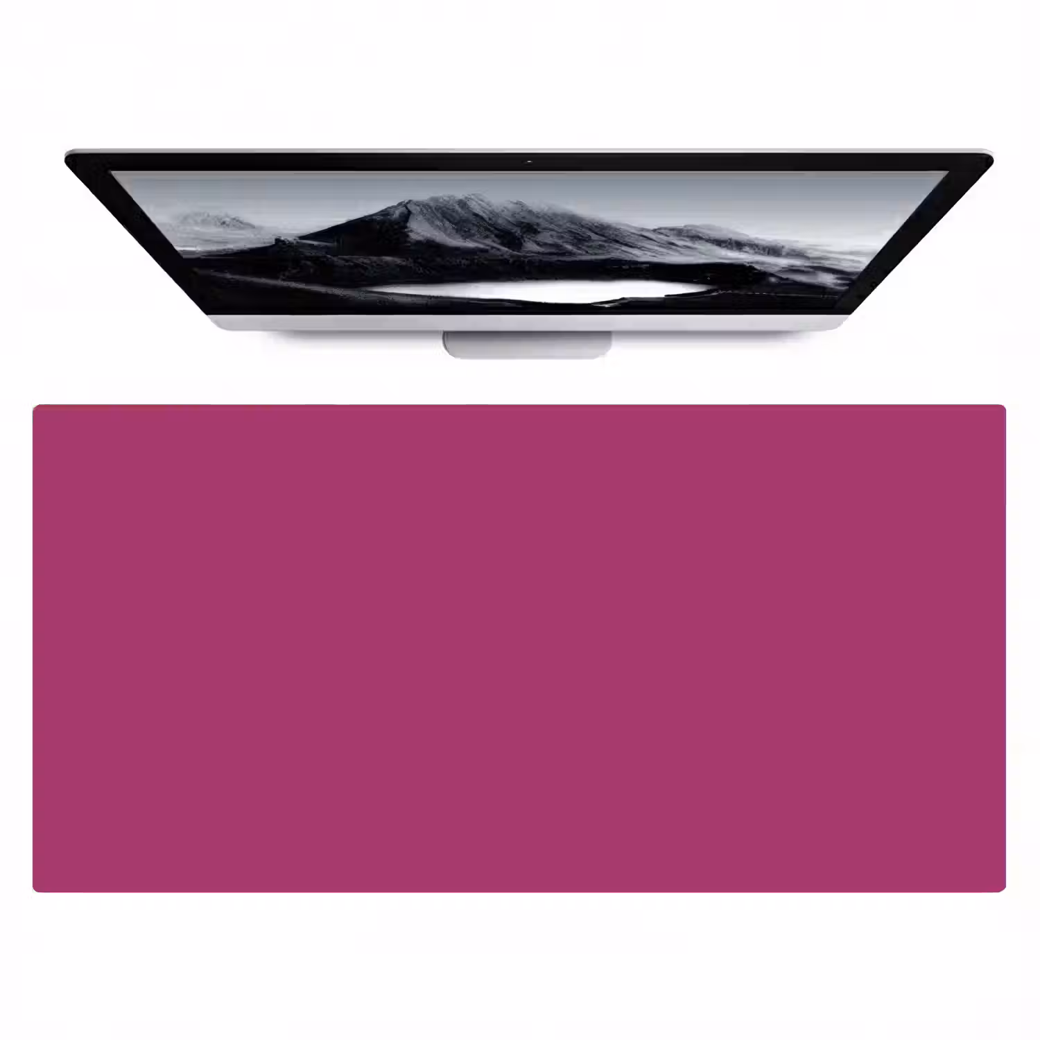 Deep - Magenta - Paars Muismat XXL klein 681 -zzz3d