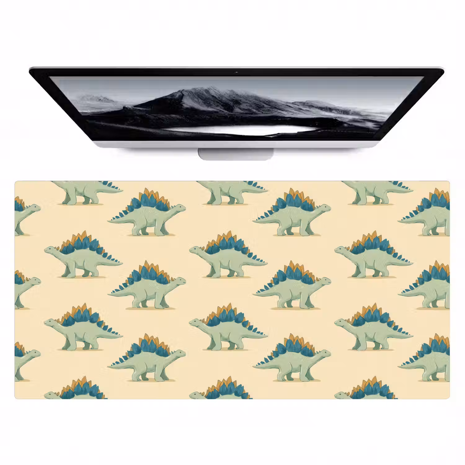 Dino - Patroon - Groen Muismat XXL klein 681 -zzz3d