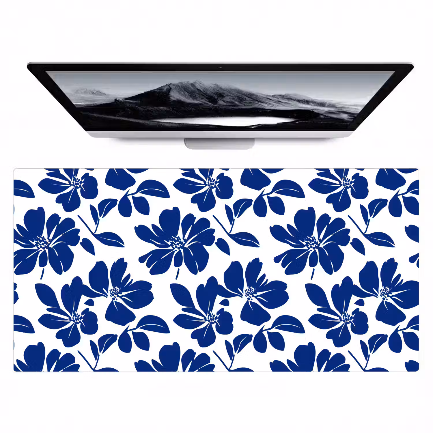 Floraal - Modern - Blauw Muismat XXL klein 681 -zzz3d