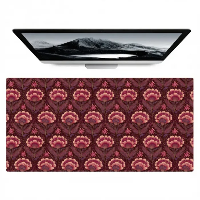 Bloemen - Waaier - Paars Muismat XXL klein 681 -zzz3d