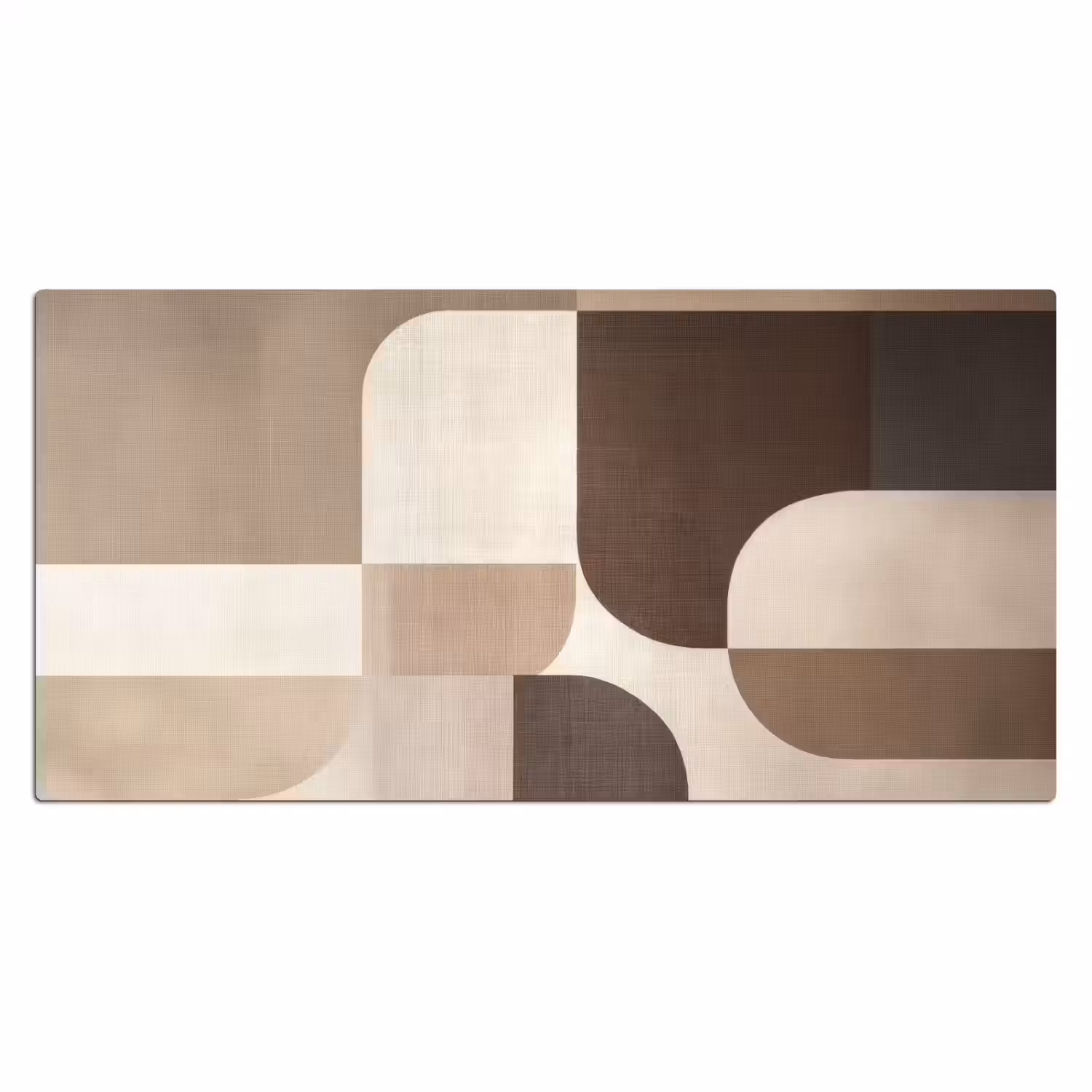 Geometrisch - Geweven structuur - Modern Muismat XXL klein -3d_leeg