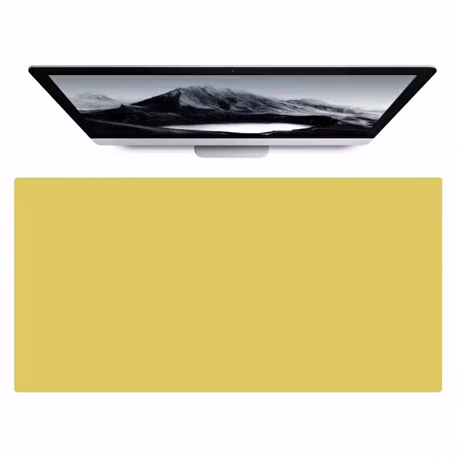 Golden - Ochre - Geel Muismat XXL klein 681 -zzz3d