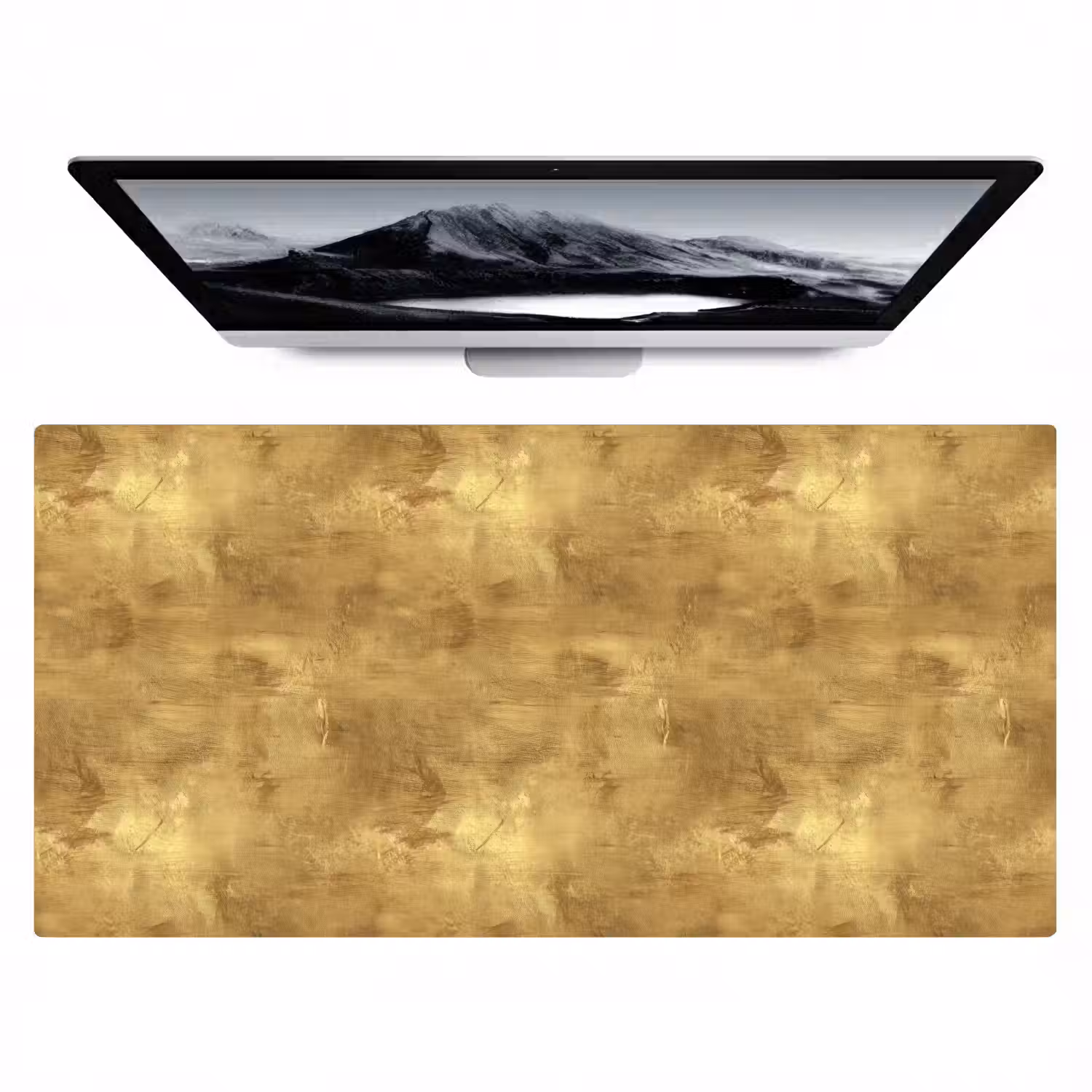 Industrieel - Textuur - Goud Muismat XXL klein 681 -zzz3d
