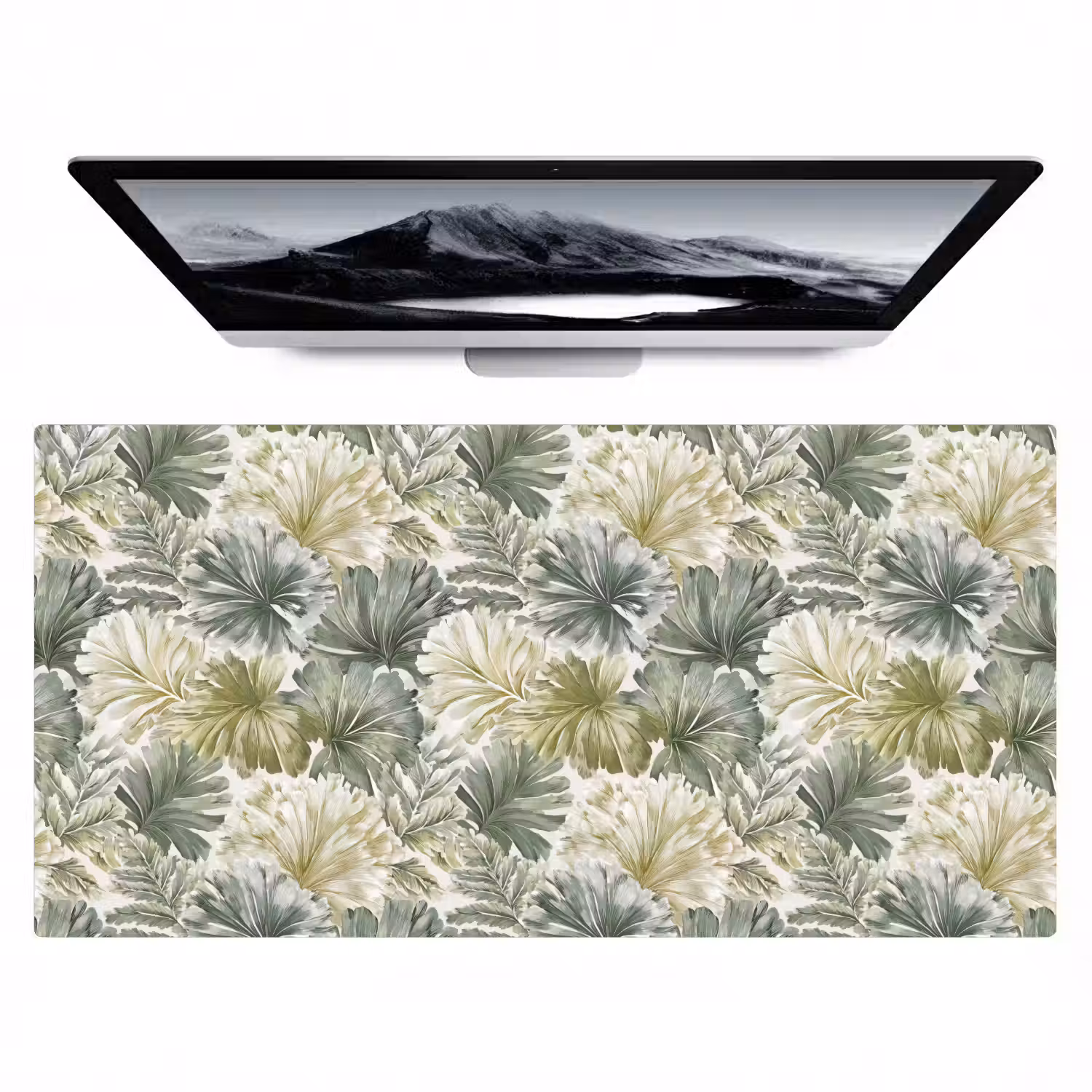 Bladeren - Botanisch - Groen Muismat XXL klein 681 -zzz3d