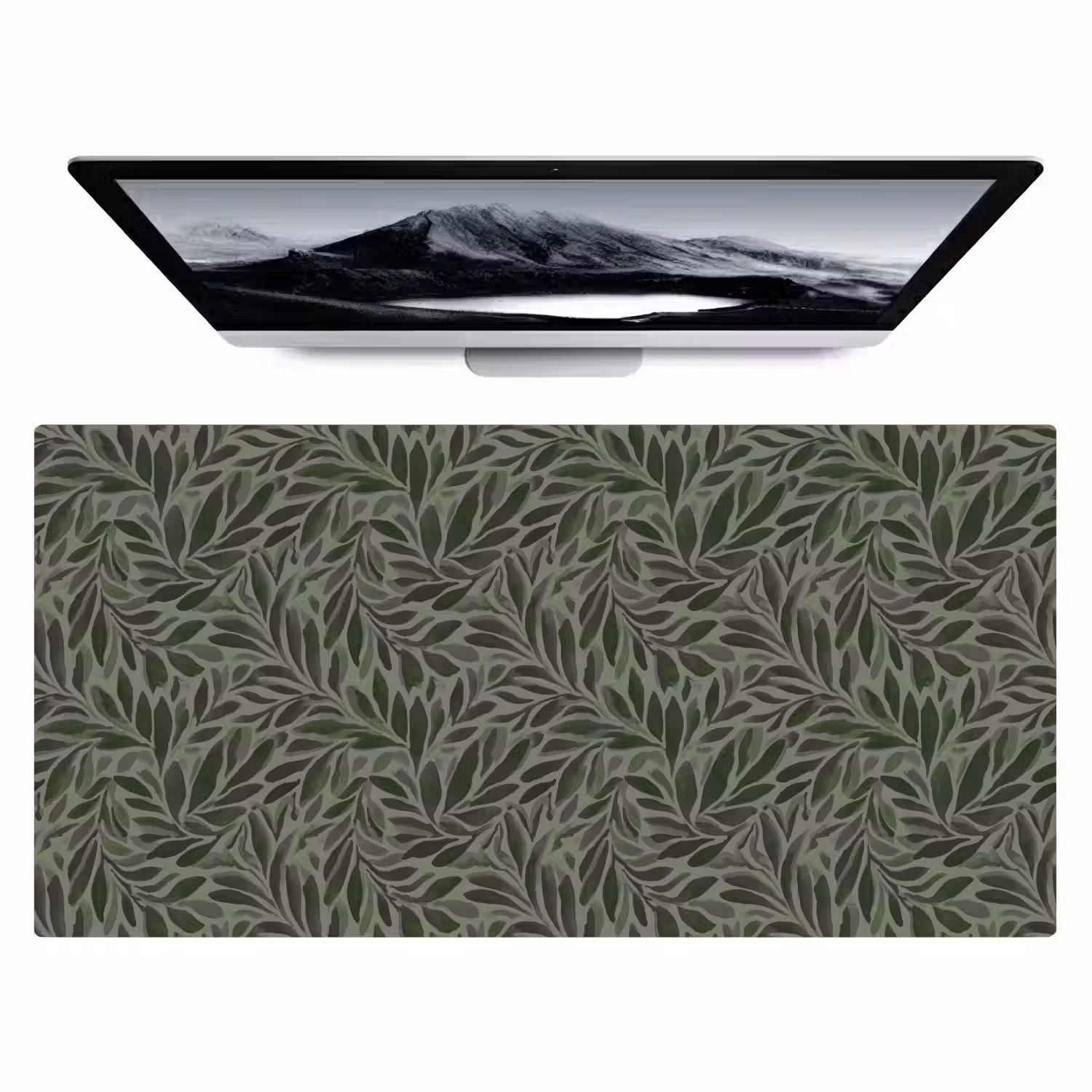 Bladeren - Organisch - Groen Muismat XXL klein 681 -zzz3d
