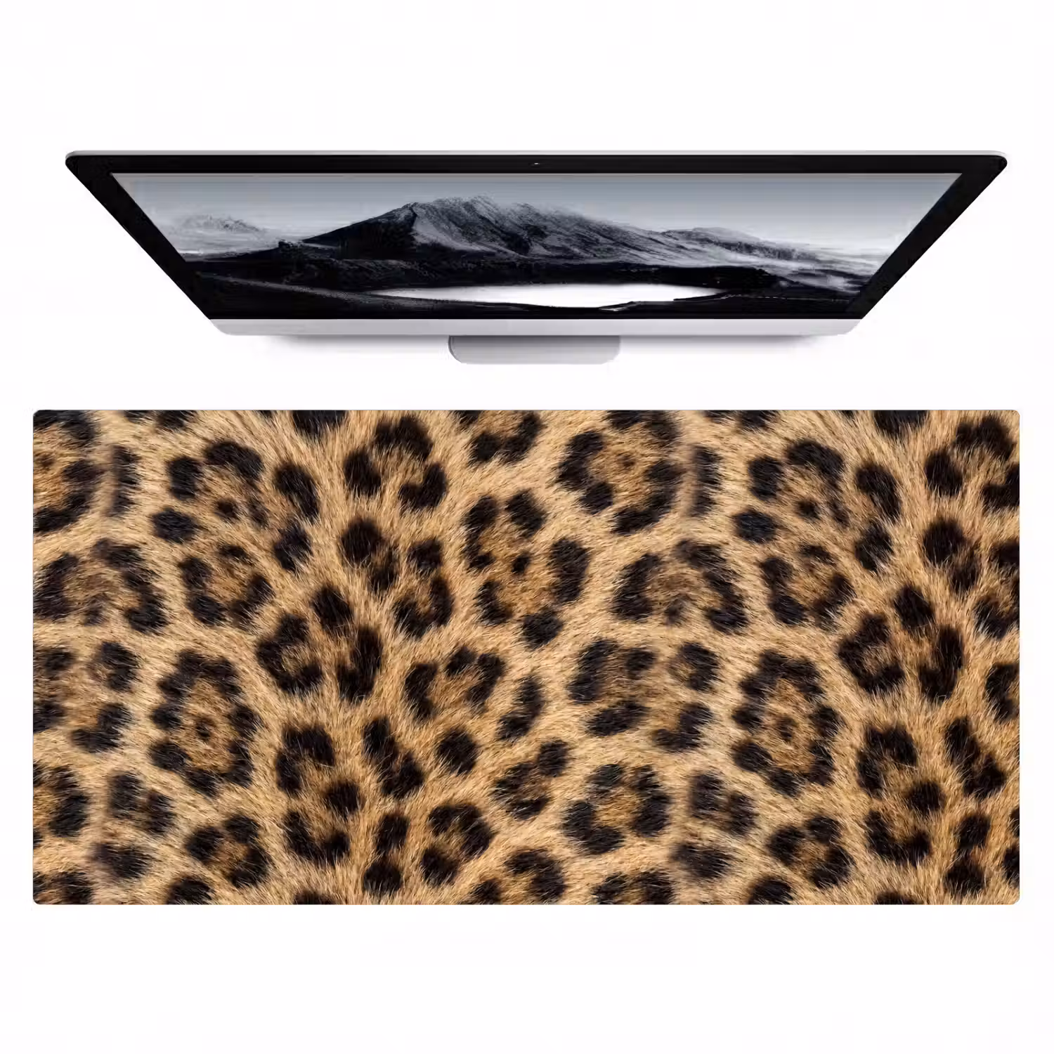 Luipaard - Vacht - Klassiek - Bruin Muismat XXL klein -zzz3d