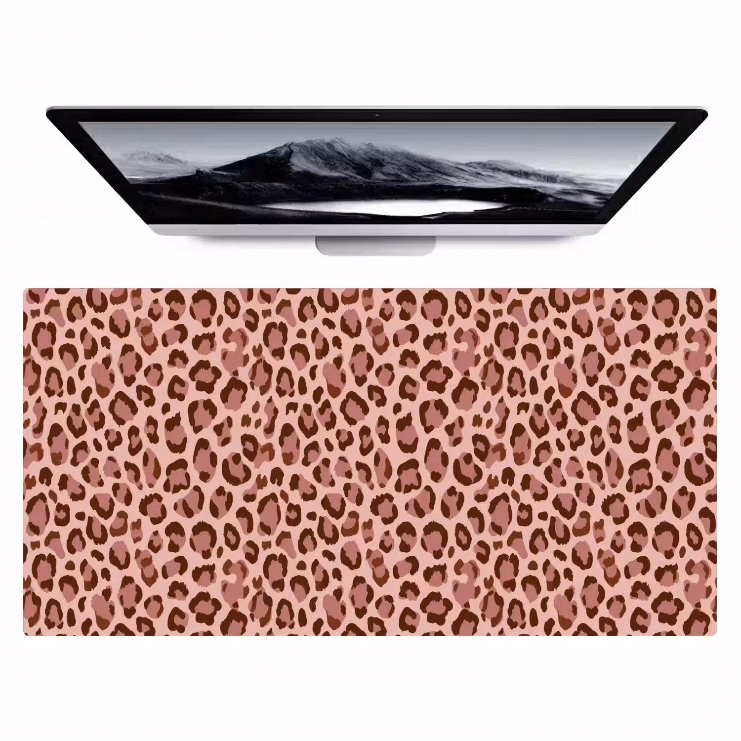 Luipaard - Patroon - Roze Muismat XXL klein 681 -zzz3d