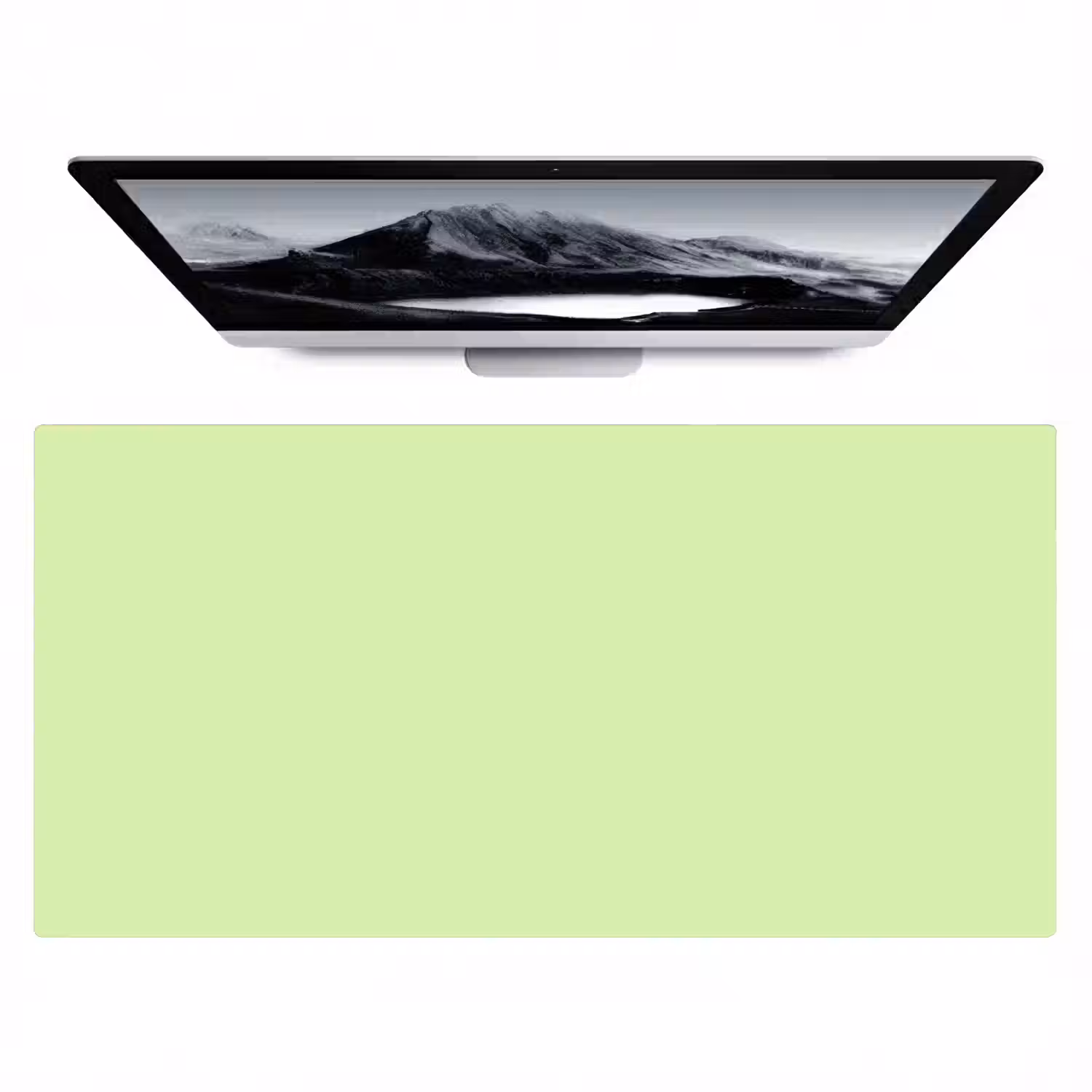 Light - Lime - Groen Muismat XXL klein 681 -zzz3d