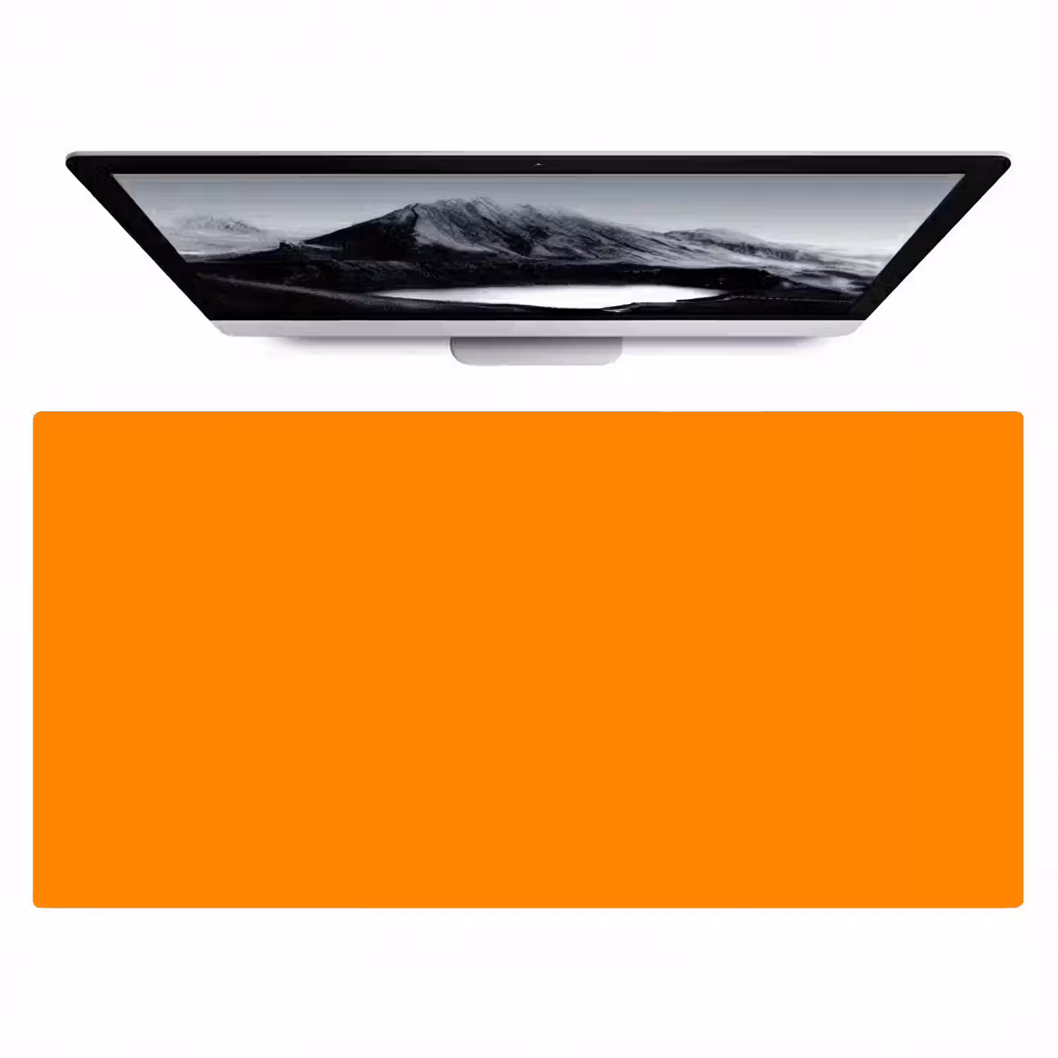 Marigold - Glow - Oranje Muismat XXL klein 681 -zzz3d