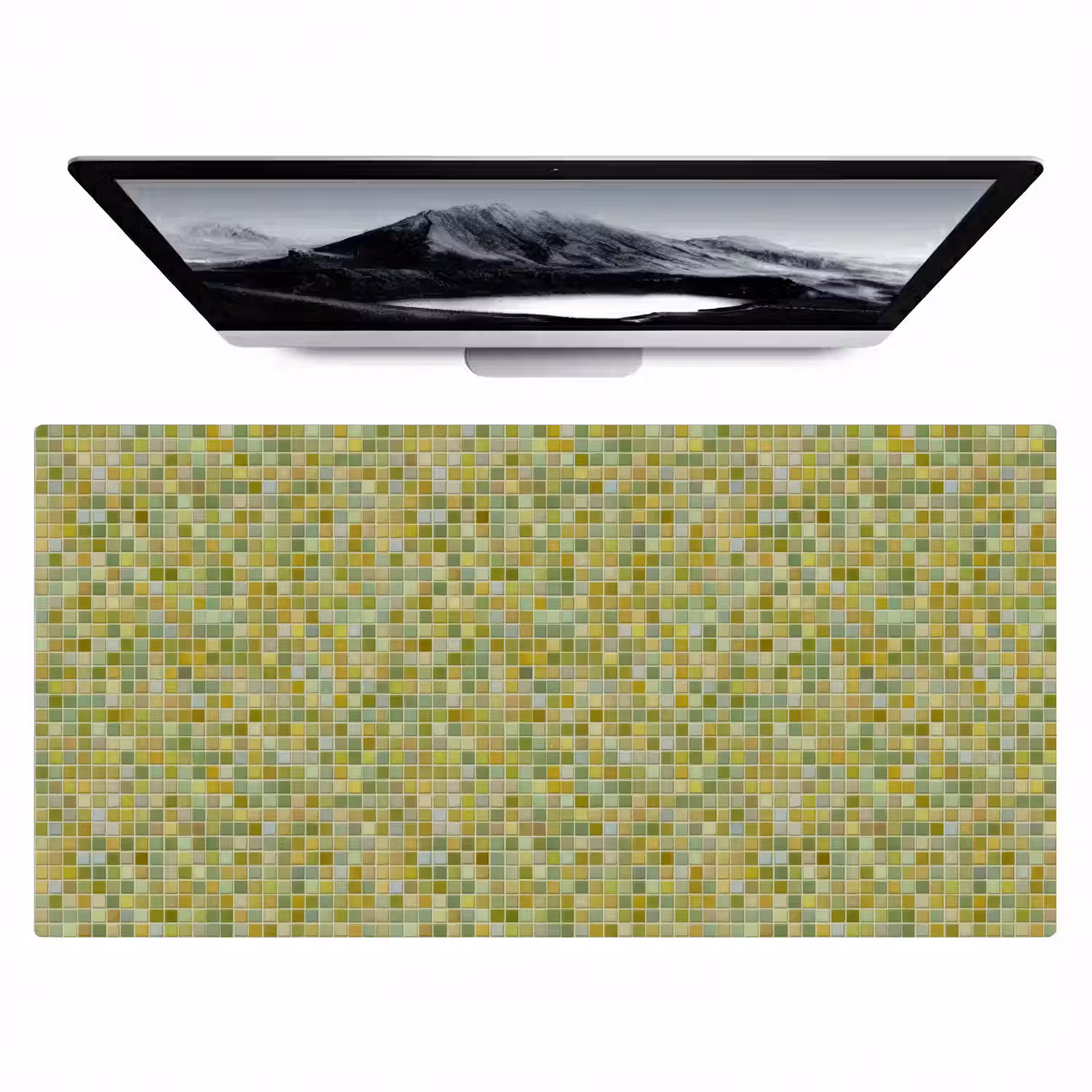 Mozaïek - Patroon - Groen Muismat XXL klein 681 -zzz3d